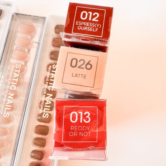 💅 Bundle of 8 Brand New Press-On & Gel Nails – Static, Impress, Kiss, OPI 💅 - Picture 5 of 9